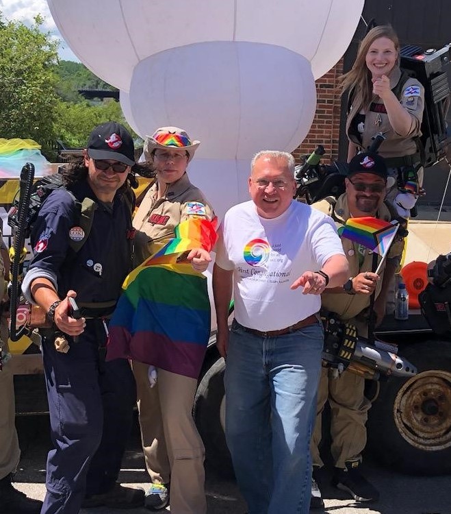 Judge Mike Noland at Aurora Pride Parade